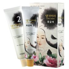 Daeng Gi Meo Ri Medicinal Herb Hair Color Dark Brown, 댕기머리 한방 칼라 크림 새치머리용 흑갈색