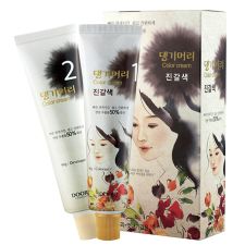 Daeng Gi Meo Ri Medicinal Herb Hair Color Medium Brown, 댕기머리 한방 칼라 크림 새치머리용 진갈색