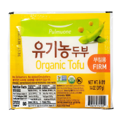 Pulmuone Organic Tofu (Firm) 14oz(397g), 풀무원 유기농 두부 (부침용) 14oz(397g)
