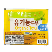 Pulmuone Organic Tofu (Soft) 14oz(397g), 풀무원 유기농 두부 (찌개용) 14oz(397g)