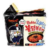 Samyang Light Hot Chicken Flavor Ramen 3.88oz(110g) 5 Packs, 삼양 라이트 불닭볶음면 3.88oz(110g) 5팩