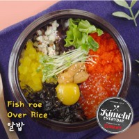 Fish roe over rice / 알밥