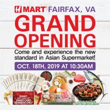 [H Mart Fairfax - VA] Grand Opening Event!