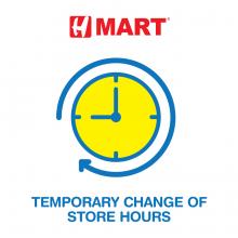Temporary Change of Store Hours