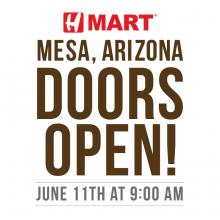 H Mart Mesa - Now OPEN!