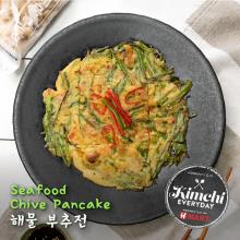 Seafood Chive Pancake / 해물 부추전