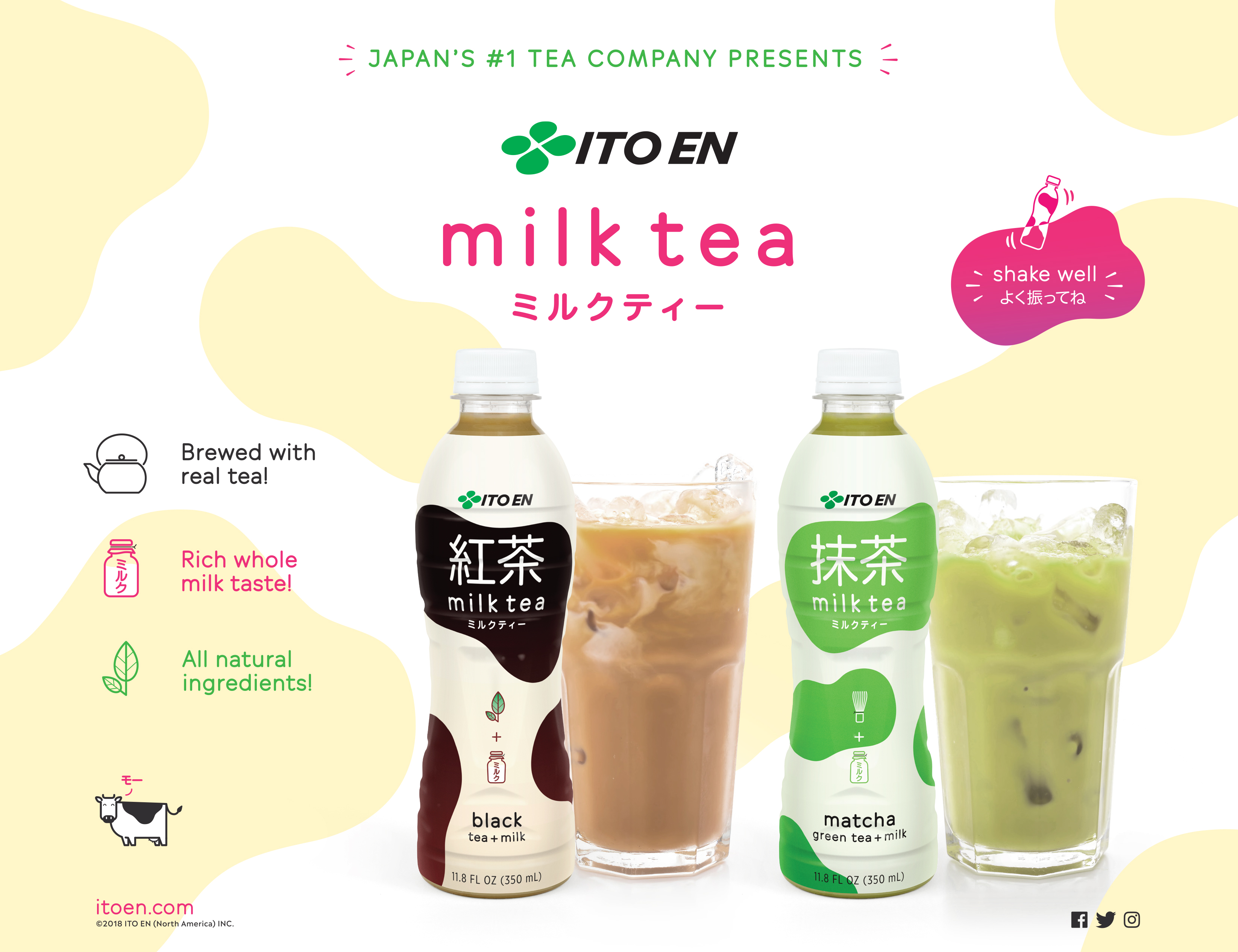 Matcha Milk Tea 11.8 fl.oz(350ml)