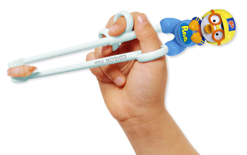 Pororo Edison Chopsticks for Kids [Right-handed]