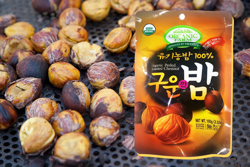 Organic Peeled Roasted Chestnut 3.5oz(100g)